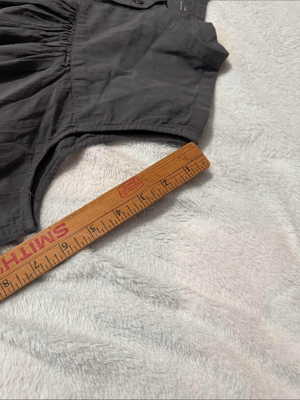Muji Sleeveless Tunic in Charcoal Gray - Picture 3 of 6